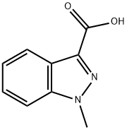 1-甲基-3-吲唑甲酸 结构式