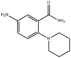 5-氨基-2-(哌啶-1-基)苯甲酰胺, 50891-33-3, 结构式