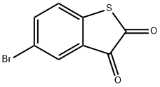 5-bromobenzo[b]thiophene-2,3-dione Struktur