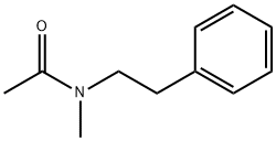 N-Methyl-N-acetyl-2-phenylethanamine Struktur