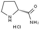 D-脯氨酰胺盐酸盐 结构式