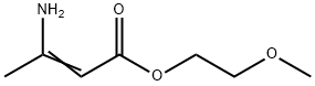 2-METHOXYETHYL-4-AMINOCROTONATE Struktur
