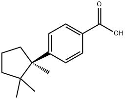 4-[(R)-1,2,2-Trimethylcyclopentyl]benzoic acid Structure