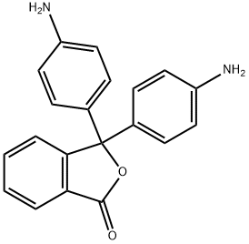 3,3-bis(4-aminophenyl)phthalide Struktur