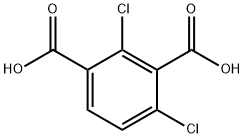 2,4-ジクロロイソフタル酸 化学構造式