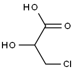 3-Chloro-2-hydroxypropionic acid Struktur