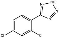5-(2,4-ジクロロフェニル)-1H-テトラゾール 化学構造式