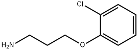 3-(2-氯苯氧基)丙胺, 50911-59-6, 结构式
