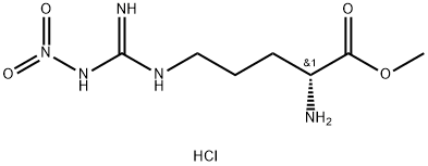 NG-硝基-D-精氨酸甲基酯盐酸盐 结构式