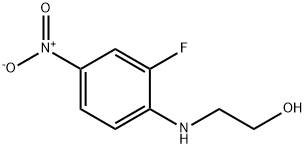 Ethanol, 2-[(2-fluoro-4-nitrophenyl)amino]- (9CI) Structure