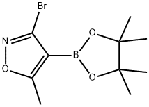 3-Bromo-5-methyl-4-(4,4,5,5-tetramethyl-1,3,2-dioxaborolan-2-yl)isoxazole Structure