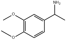 1-(3,4-ジメトキシフェニル)エタンアミン 化学構造式