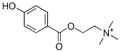 4-hydroxybenzoylcholine Struktur