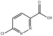 6-クロロピリダジン-3-カルボン酸 化学構造式