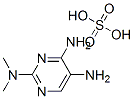 N2,N2-dimethylpyrimidine-2,4,5-triamine, sulfuric acid Structure