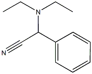 α-(ジエチルアミノ)ベンゼンアセトニトリル 化学構造式