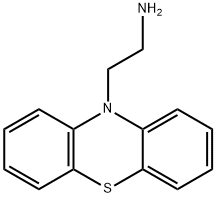 2-(10H-PHENOTHIAZIN-10-YL)ETHAN-1-AMINE HYDROCHLORIDE 结构式