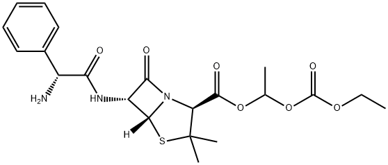 巴氨西林 结构式