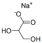 sodium 2,3-dihydroxypropionate Structure