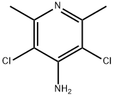3,5-二氯-2,6-二甲基吡啶-4-胺, 50978-40-0, 结构式