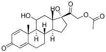 PrednisoloneAcetate Structure