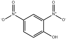 2,4-ジニトロフェノール (約20%水湿潤品) 化学構造式