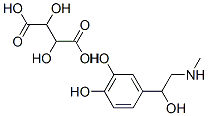 酒石酸水素L-アドレナリン 化学構造式