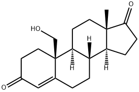 19-HYDROXY-4-ANDROSTENE-3,17-DIONE Struktur