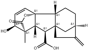Gibberellin A7 Struktur