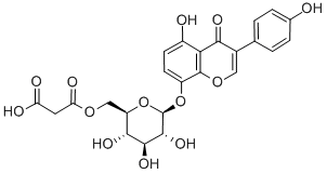 6''-O-MALONYLGENISTIN Struktur