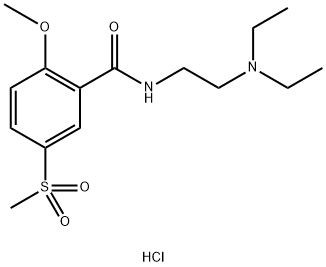 N-[2-(Diethylamino)ethyl]-2-methoxy-5-(methylsulfonyl)benzamidmonohydrochlorid