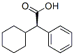 (R)-α-フェニルシクロヘキサン酢酸 化学構造式