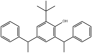 2-(1,1-Dimethylethyl)-4,6-bis(1-phenylethyl)phenol|