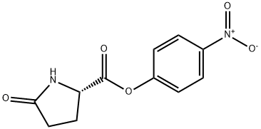 p-nitrophenyl 5-oxo-L-prolinate Struktur