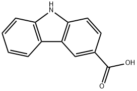9H-咔唑-3-羧酸, 51035-17-7, 结构式