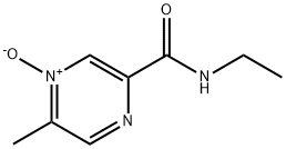 Pyrazinecarboxamide, N-ethyl-5-methyl-, 4-oxide (9CI) 结构式