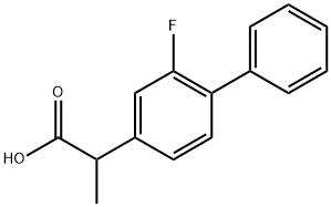 フルルビプロフェン 化学構造式
