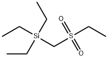 Ethyl(triethylsilylmethyl) sulfone 结构式