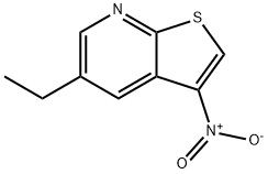 5-エチル-3-ニトロチエノ[2,3-b]ピリジン 化学構造式