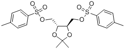 (+)-1,4-DI-O-TOSYL-2,3-O-ISOPROPYLIDENE-D-THREITOL Struktur