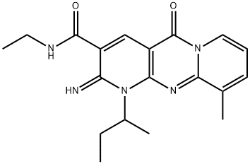 1-sec-butyl-N-ethyl-2-imino-10-methyl-5-oxo-1,5-dihydro-2H-dipyrido[1,2-a:2,3-d]pyrimidine-3-carboxamide Structure
