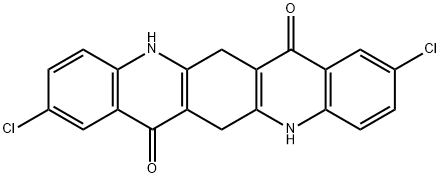 2,9-dichloro-5,6,12,13-tetrahydroquino[2,3-b]acridine-7,14-dione Struktur