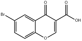 6-BROMOCHROMONE-3-CARBOXYLIC ACID Struktur