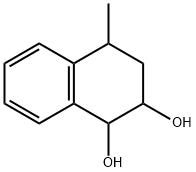 1,2,3,4-Tetrahydro-4-methyl-1,2-naphthalenediol Structure