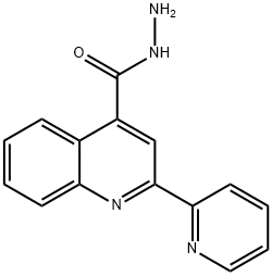 2-PYRIDIN-2-YL-QUINOLINE-4-CARBOXYLIC ACID HYDRAZIDE Struktur