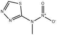 1,3,4-Thiadiazol-2-amine,  N-methyl-N-nitro- Struktur