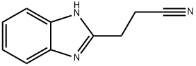 1H-Benzimidazole-2-propanenitrile(9CI) Struktur