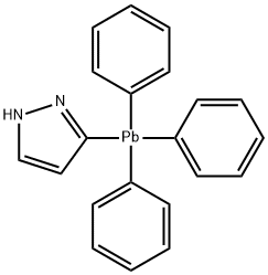 3-(triphenylplumbyl)-1H-pyrazole Struktur