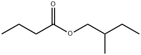 酪酸(2-メチルブチル) 化学構造式