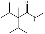 N,2,3-トリメチル-2-(1-メチルエチル)ブタンアミド 化学構造式